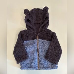 The Children's Place Blue Fleece Jacket Navy Blue 9-12m